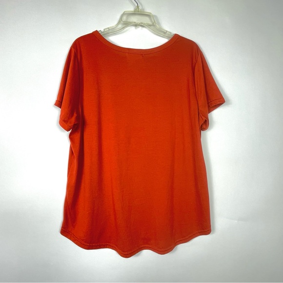 Wanderer by Southern Grace Size XL Follow Me to the Pumpkin Patch Orange Shirt - Picture 3 of 10